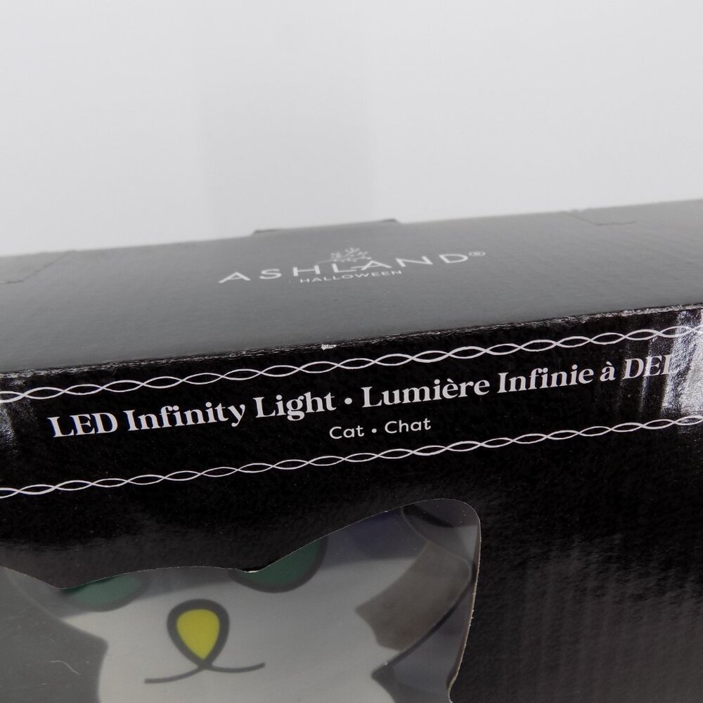 Ashland LED Infinity Light Cat Shaped Halloween Decoration Indoor Battery New - Picture 6 of 7